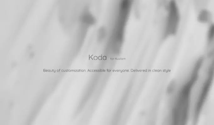 Koda for Kustom android App screenshot 0